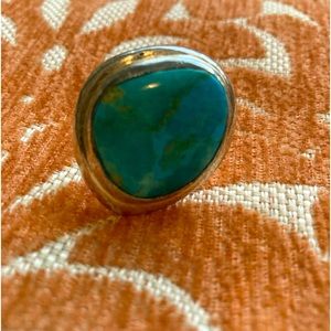 BARSE Sterling Silver Turquoise Stone Ring